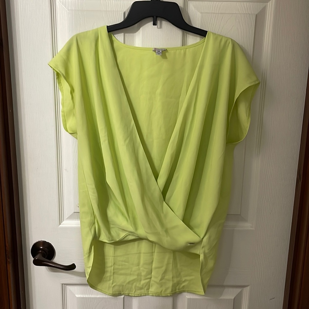 Medium Lime Colored Guess Blouse